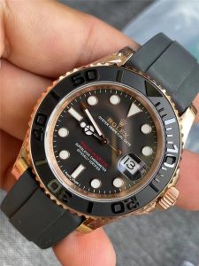 VS厂劳力士40玫瑰金游艇11655-Oysterflexbracelet手表搭载3135机芯和m12655-002手表搭载3235机芯评测插图2