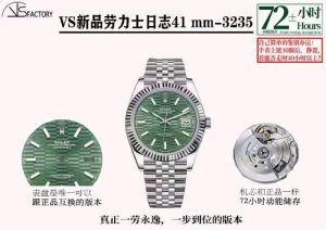 VS厂劳力士日志薄荷绿坑图案表盘M12634组合3235机芯怎么样呢！插图