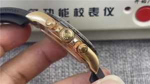 clean厂劳力士复刻版迪通拿咖啡面116515LN细节评测！搭配丹东4130机芯必是天花板复刻表！插图4