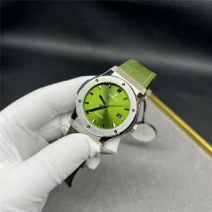 JJ+工厂新品绿面皮带款复刻表宇舶42mm尺寸-搭载宇舶命名原装HB1110机芯全新水准一体机细节评测插图1