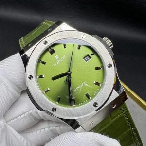 JJ+工厂新品绿面皮带款复刻表宇舶42mm尺寸-搭载宇舶命名原装HB1110机芯全新水准一体机细节评测插图3