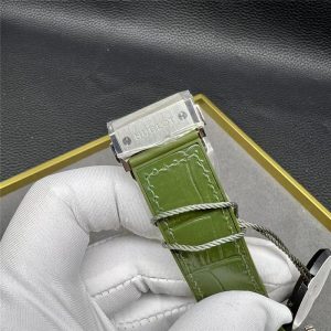 JJ+工厂新品绿面皮带款复刻表宇舶42mm尺寸-搭载宇舶命名原装HB1110机芯全新水准一体机细节评测插图8
