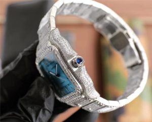 推荐一个复刻得相当不错的腕表卡地亚山度士满天星！插图3