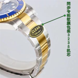 C厂/clean41MM3235机芯新限量版间金蓝水鬼（2023新款三码合一附带NFC感应卡有图有真相）插图3