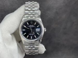 详说vs劳力士黑盘36日志对比正品搭配3235机芯会不会一眼假问题！插图