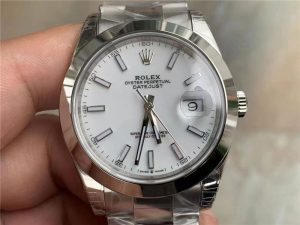 vs厂劳力士日志41白盘搭配3235机芯做工细节怎么样？劳力士新品日志如何！插图1