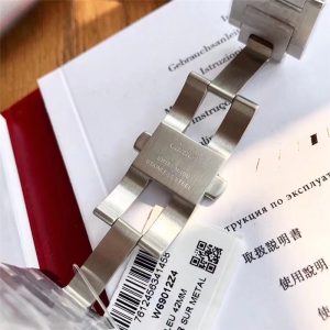 美洲鳄鱼皮卡地亚蓝气球男款42mm机械搭配原装瑞士eta2824机芯怎么样（原单卡地亚复刻表蓝气球多少钱）插图7