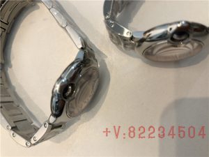 AF厂和V6厂复刻表卡地亚28mm小号蓝汽球W6920038女士腕表对比评测！（AF厂和V6厂28mm粉面蓝气球谁更对版）插图6