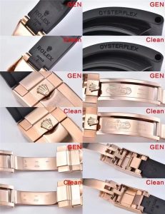 Clean厂C厂劳力士迪通拿复刻表116515玫瑰金咖啡面真假对比评测插图7
