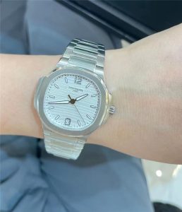 uus工厂百达翡丽运动优雅系列鹦鹉螺女款7118复刻表做工评测插图1