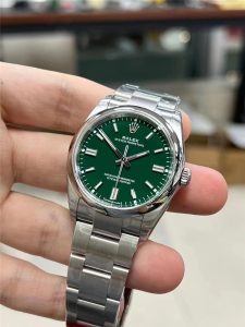 VS厂新品劳力士36恒动绿盘搭配DD3235机芯复刻表做工细节评测插图4