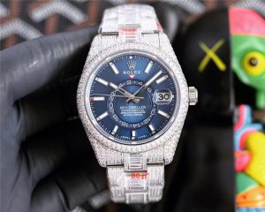 劳力士RolexSky-Dweller纵航者型满天星定制版复刻表细节解读插图6