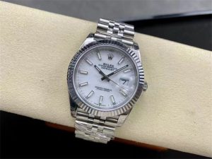 工厂劳力士日志41白盘组合3235机芯做工细节如何？插图6