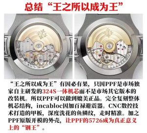 PPF厂百达翡丽鹦鹉螺5726月相全历复刻表深度评价！插图1