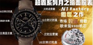 N1厂复刻欧米茄超霸月之暗面9300机芯全功能介绍插图1