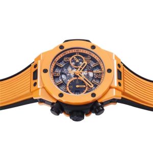 《BBF橙色陶瓷HUBLOT宇舶表BIG BANG Unico大爆炸系列彩色陶瓷腕表深度评测》插图7