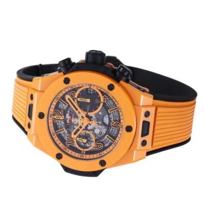 《BBF橙色陶瓷HUBLOT宇舶表BIG BANG Unico大爆炸系列彩色陶瓷腕表深度评测》插图4
