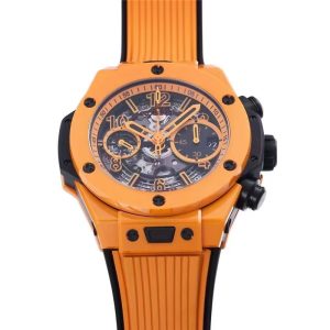 《BBF橙色陶瓷HUBLOT宇舶表BIG BANG Unico大爆炸系列彩色陶瓷腕表深度评测》