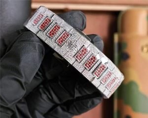 GR工厂经典时计百达翡丽7118女士鹦鹉螺满钻限量款复刻腕表的评测插图7