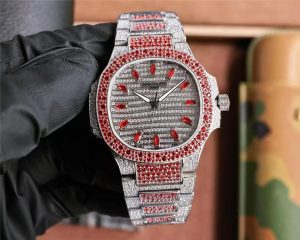 GR工厂经典时计百达翡丽7118女士鹦鹉螺满钻限量款复刻腕表的评测插图1