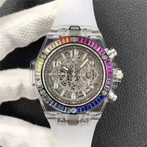 HB工厂V2版本恒宝宇舶表BIG BANG系列411.JX.4802.RT“全透明腕表”复刻版评测插图8