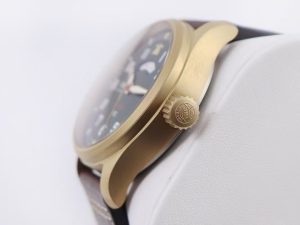 ZF工厂万国复刻表IWC喷火战机飞行员UTC世界标准时间腕表“MJ271”特别版细节解读插图4