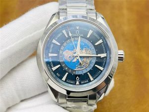 VS厂欧米茄冰蓝面世界时海马150米复刻腕表：细节与还原度的深度剖析插图